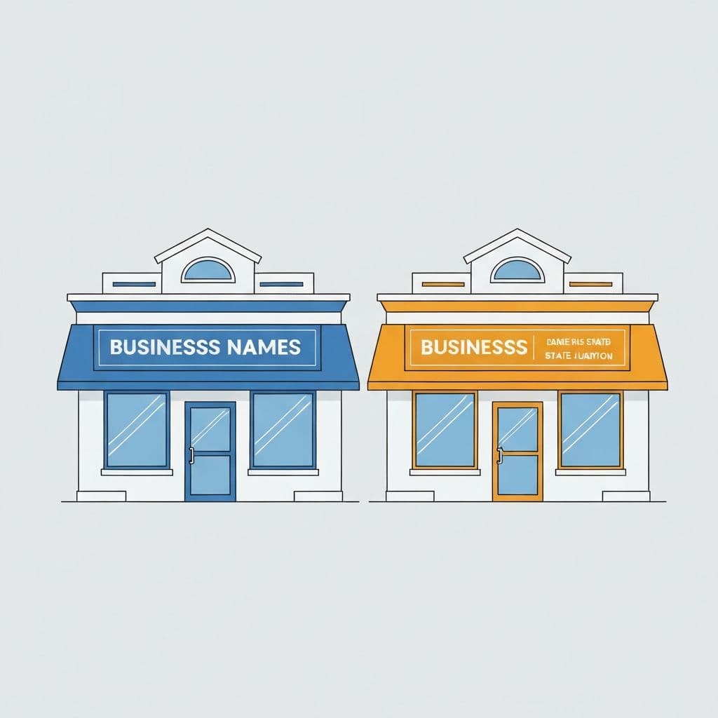 Can Two Businesses Have the Same Name? (LLC Rules vs. Domain Rules Explained Simply)